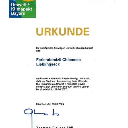 Appartamento Lieblingseck Nachhaltige 5-sterne - Direkt Am Chiemsee *