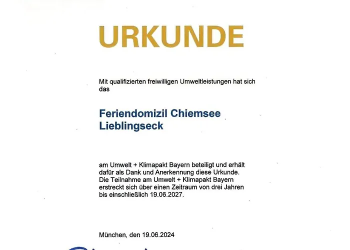 Apartment Lieblingseck Nachhaltige 5-sterne - Direkt Am Chiemsee *